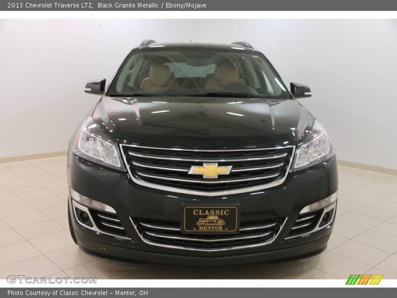 Black Granite Metallic / Ebony/Mojave 2013 Chevrolet Traverse LTZ