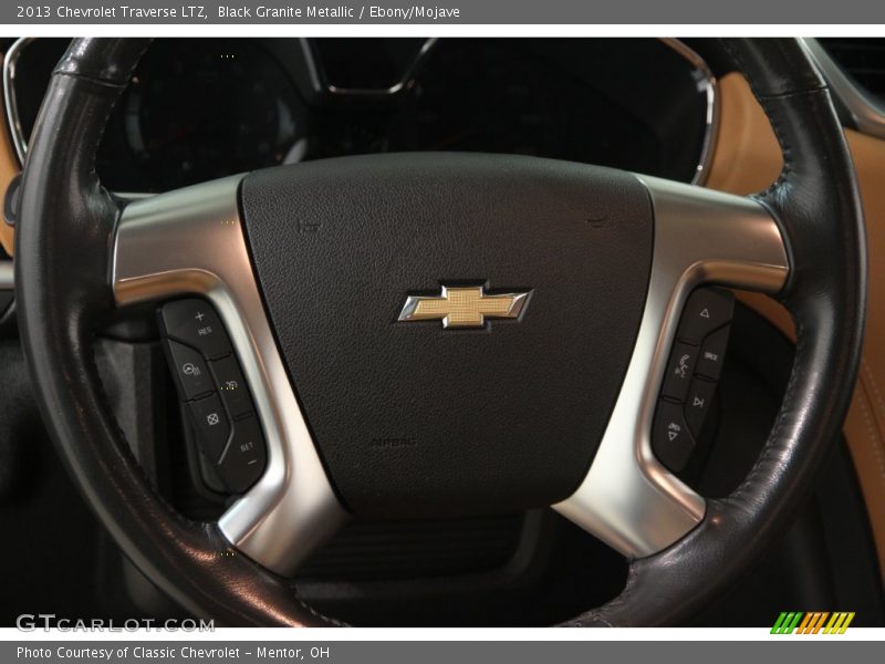 Black Granite Metallic / Ebony/Mojave 2013 Chevrolet Traverse LTZ