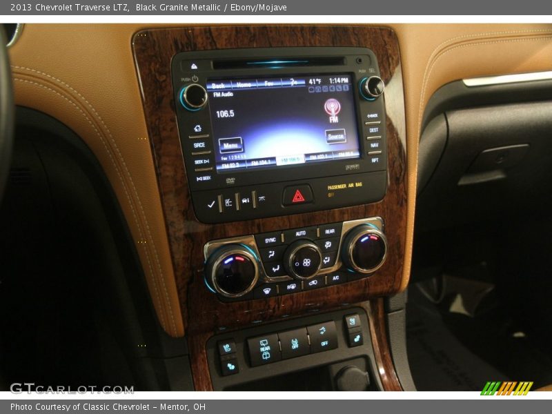 Black Granite Metallic / Ebony/Mojave 2013 Chevrolet Traverse LTZ
