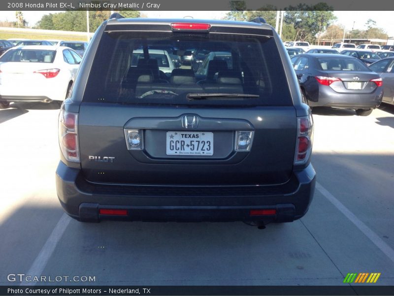 Nimbus Gray Metallic / Gray 2008 Honda Pilot EX-L