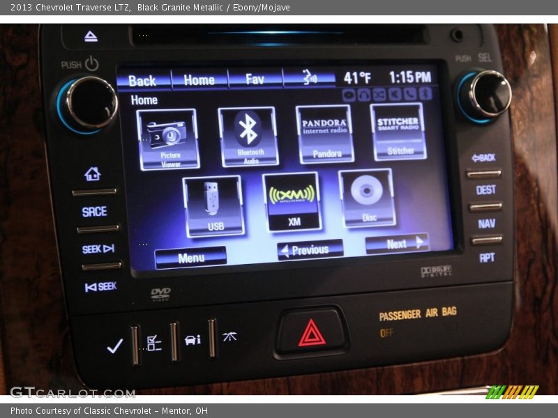 Black Granite Metallic / Ebony/Mojave 2013 Chevrolet Traverse LTZ
