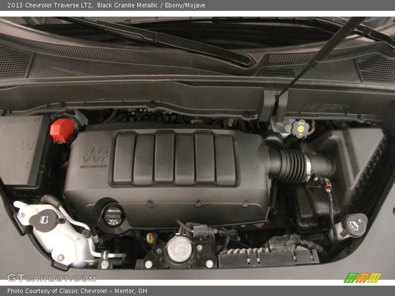 Black Granite Metallic / Ebony/Mojave 2013 Chevrolet Traverse LTZ