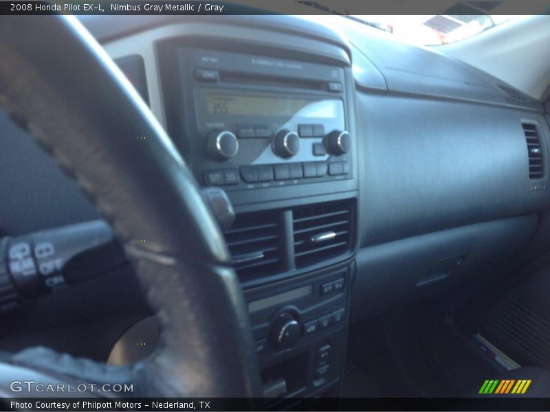 Nimbus Gray Metallic / Gray 2008 Honda Pilot EX-L