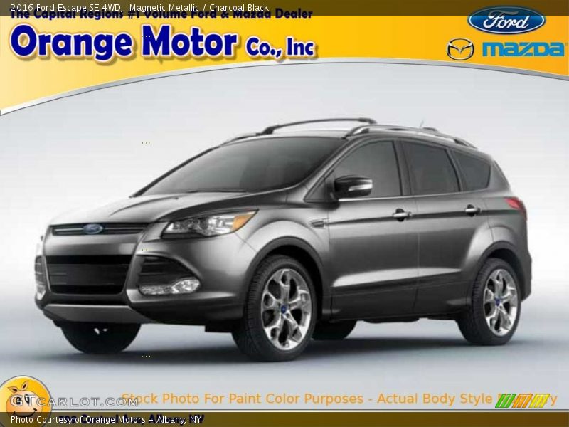Magnetic Metallic / Charcoal Black 2016 Ford Escape SE 4WD