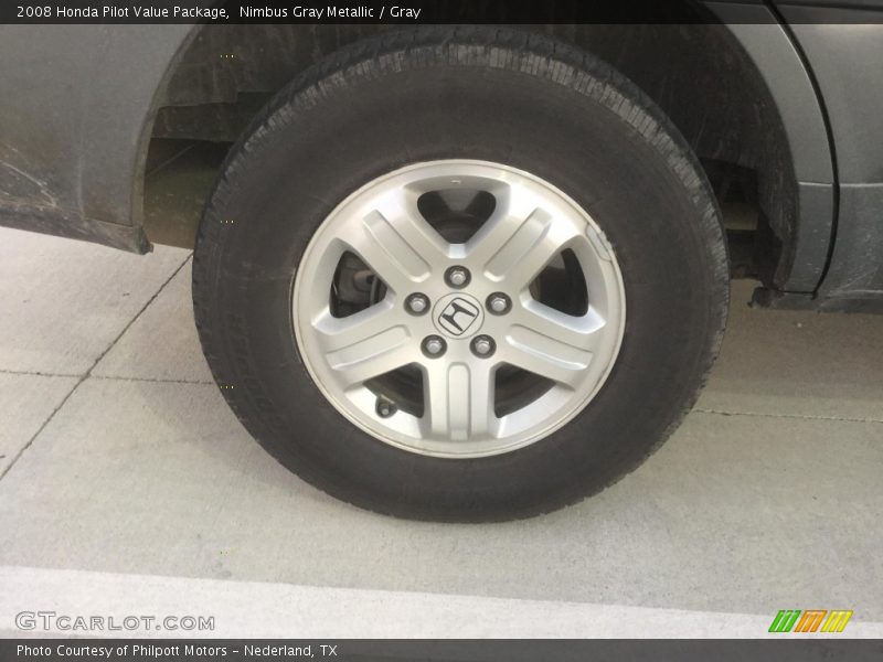 Nimbus Gray Metallic / Gray 2008 Honda Pilot Value Package