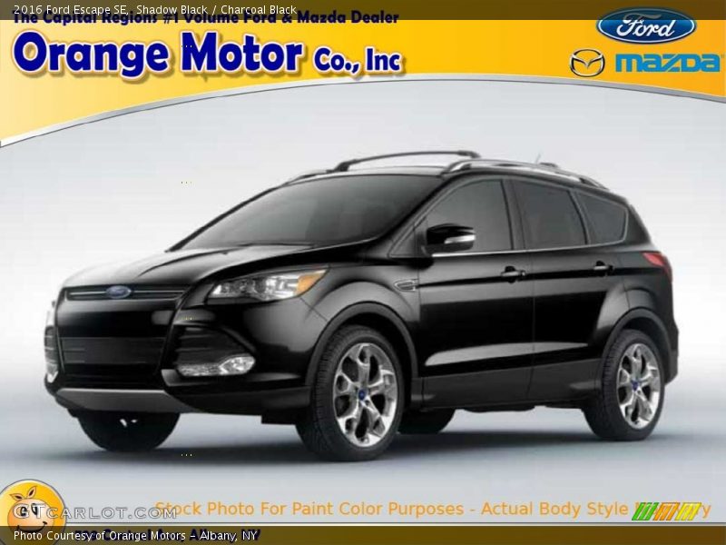 Shadow Black / Charcoal Black 2016 Ford Escape SE