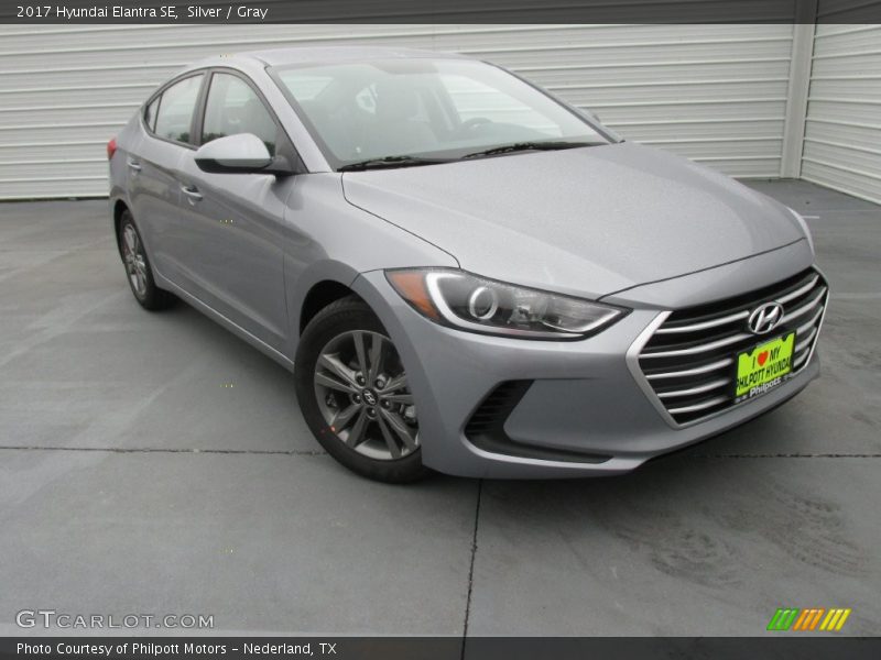 Silver / Gray 2017 Hyundai Elantra SE
