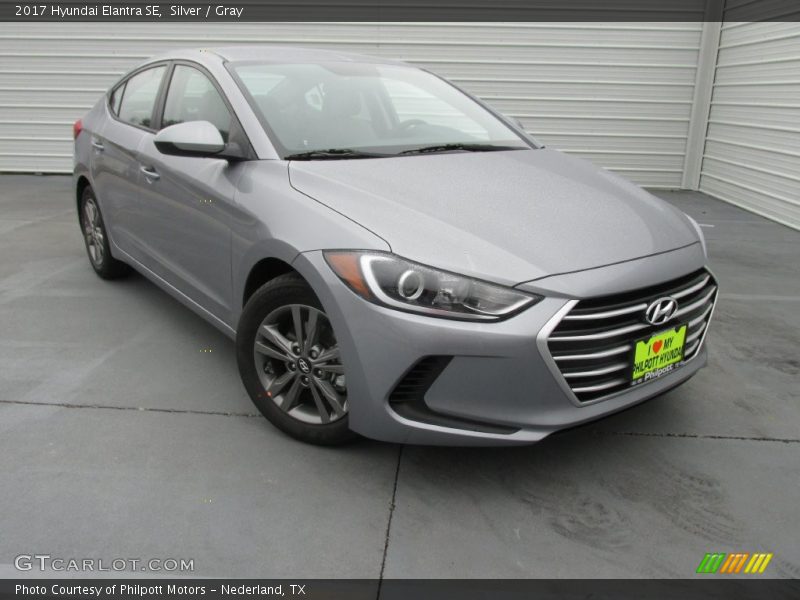 Silver / Gray 2017 Hyundai Elantra SE