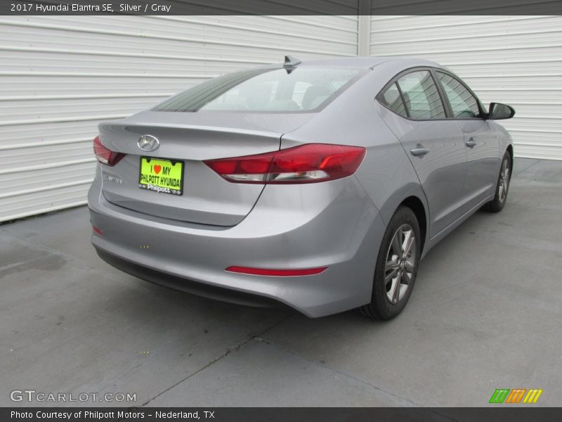 Silver / Gray 2017 Hyundai Elantra SE