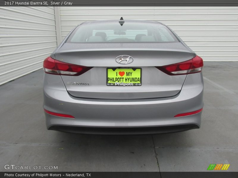 Silver / Gray 2017 Hyundai Elantra SE