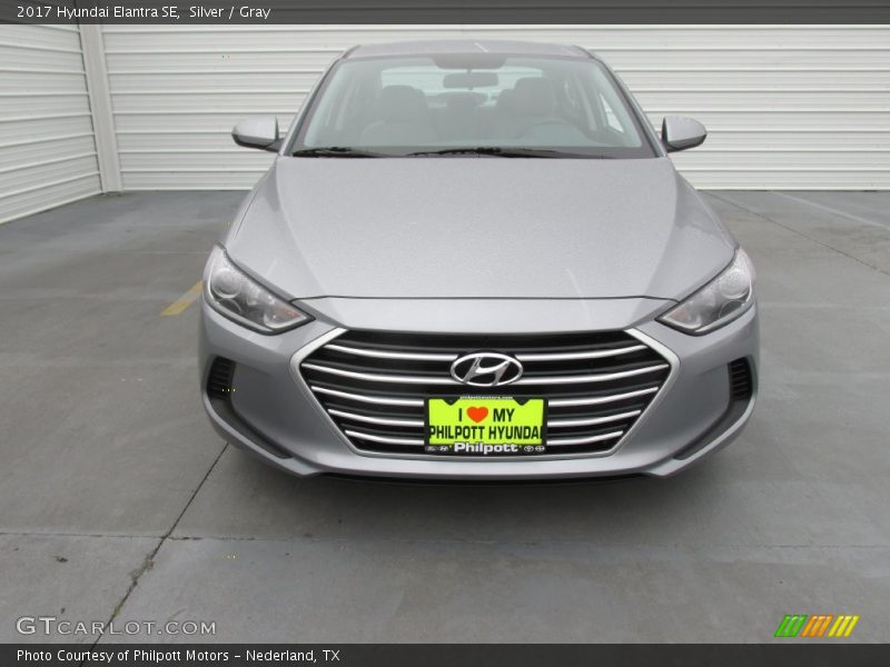 Silver / Gray 2017 Hyundai Elantra SE