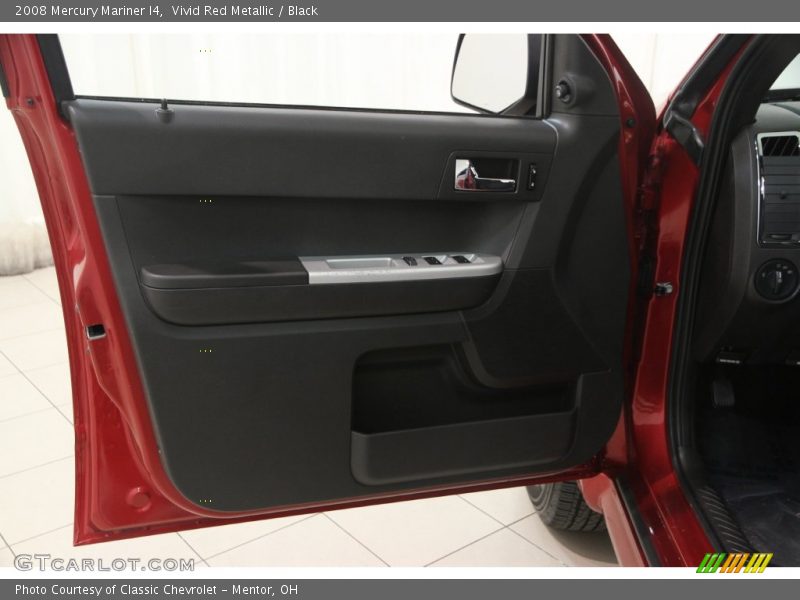 Vivid Red Metallic / Black 2008 Mercury Mariner I4