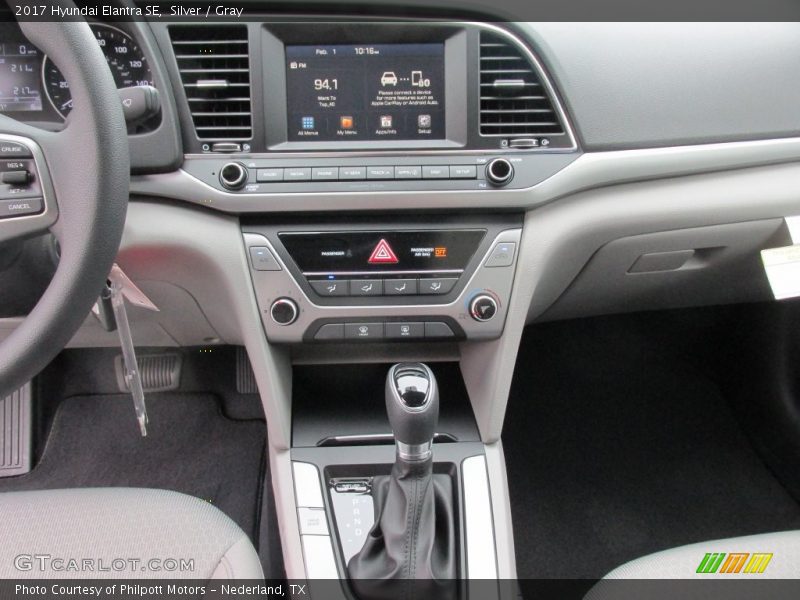 Silver / Gray 2017 Hyundai Elantra SE