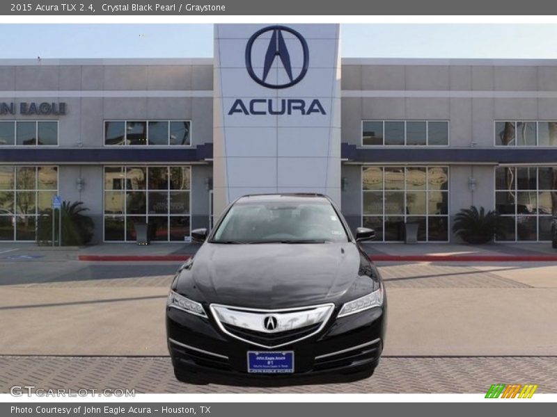 Crystal Black Pearl / Graystone 2015 Acura TLX 2.4