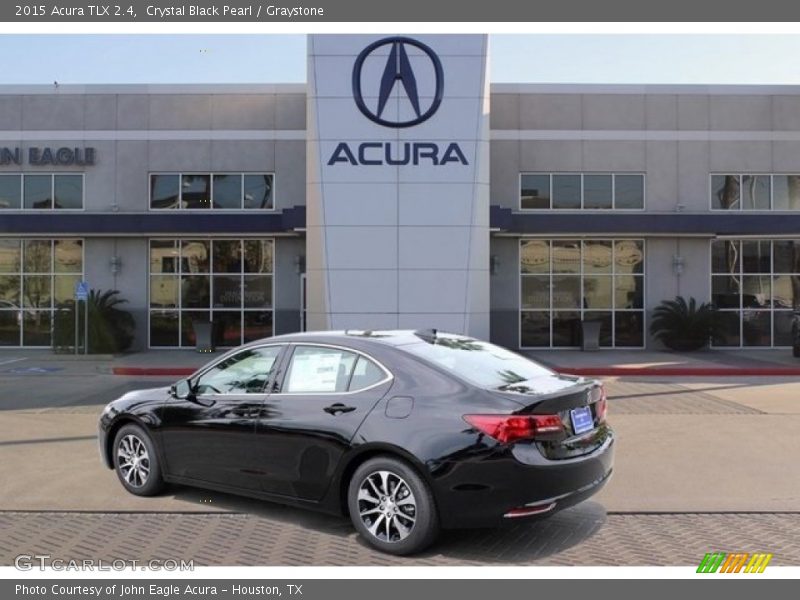 Crystal Black Pearl / Graystone 2015 Acura TLX 2.4