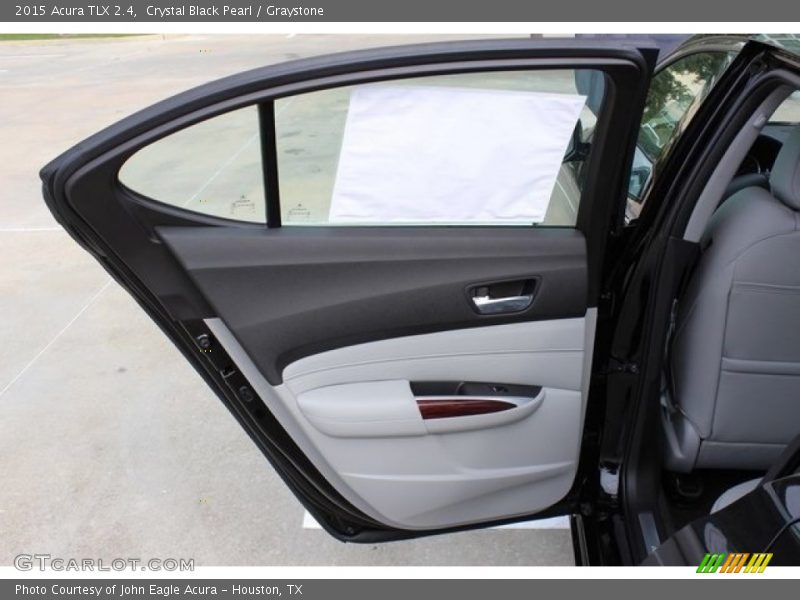 Crystal Black Pearl / Graystone 2015 Acura TLX 2.4