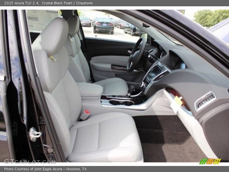 Crystal Black Pearl / Graystone 2015 Acura TLX 2.4
