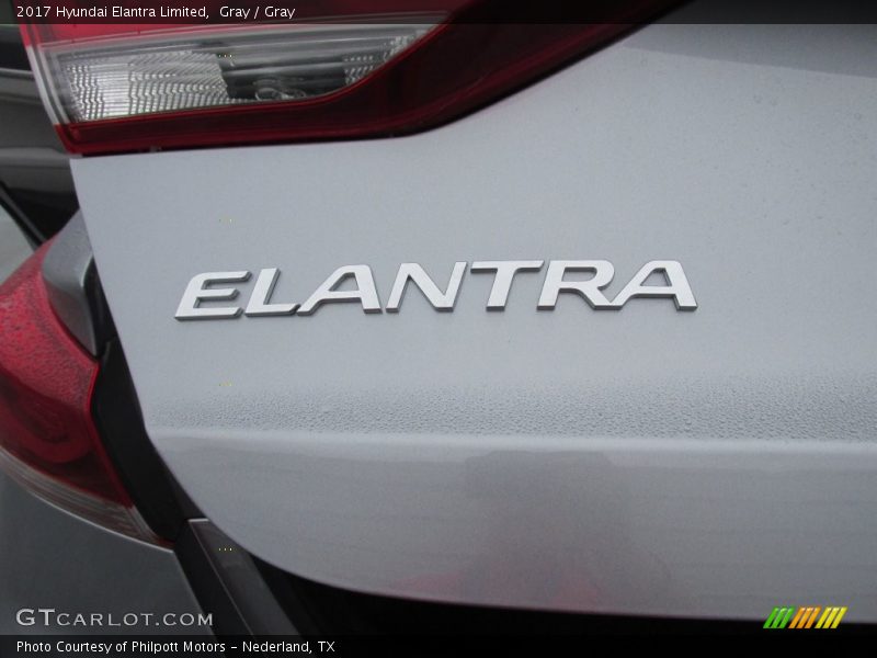 Gray / Gray 2017 Hyundai Elantra Limited