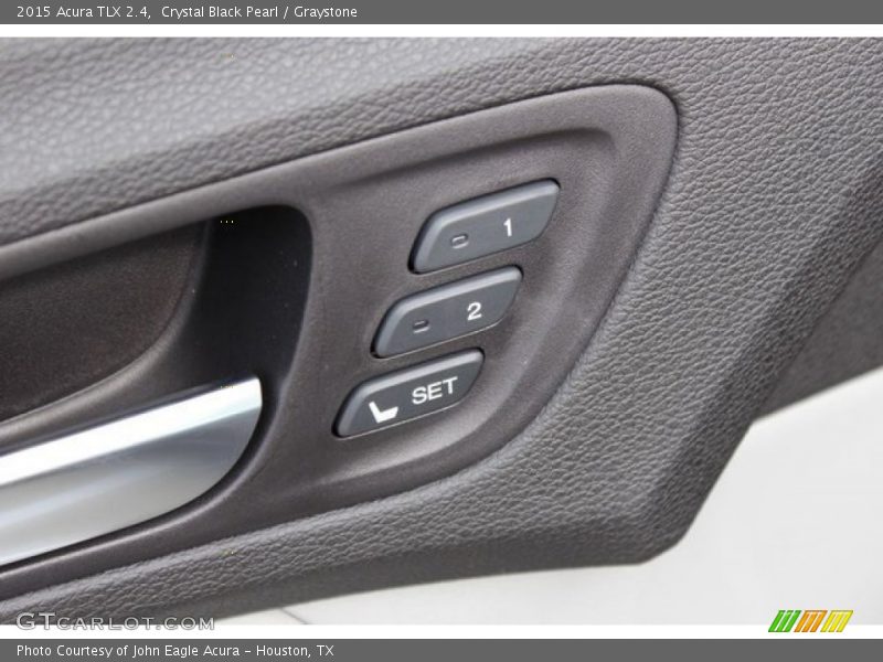 Crystal Black Pearl / Graystone 2015 Acura TLX 2.4