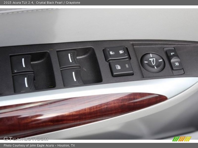 Crystal Black Pearl / Graystone 2015 Acura TLX 2.4