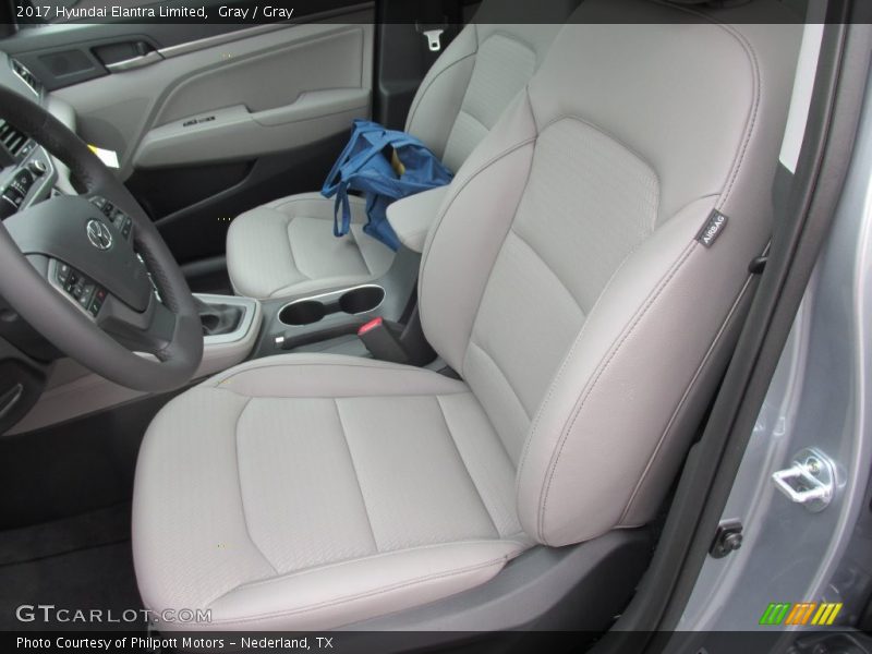 Gray / Gray 2017 Hyundai Elantra Limited