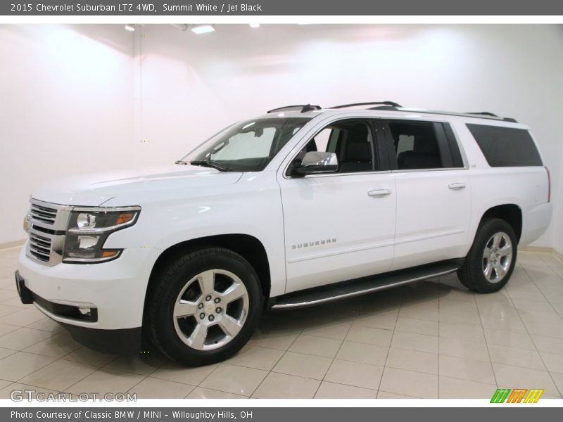Summit White / Jet Black 2015 Chevrolet Suburban LTZ 4WD