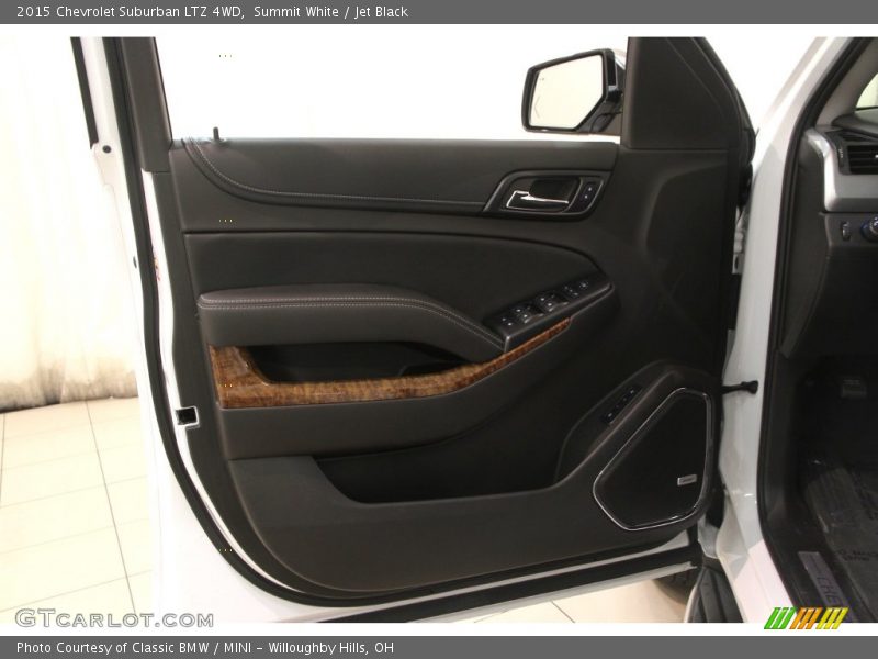 Summit White / Jet Black 2015 Chevrolet Suburban LTZ 4WD