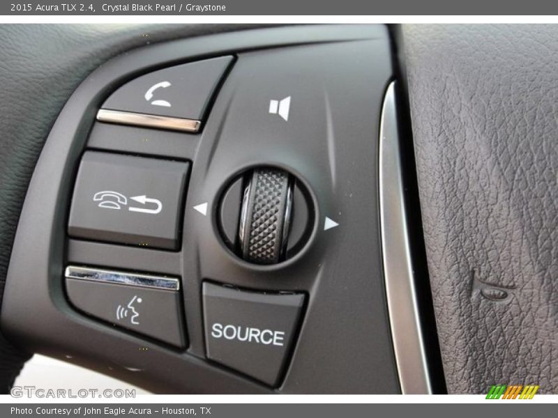 Crystal Black Pearl / Graystone 2015 Acura TLX 2.4