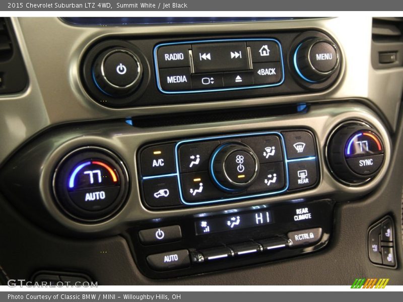Summit White / Jet Black 2015 Chevrolet Suburban LTZ 4WD