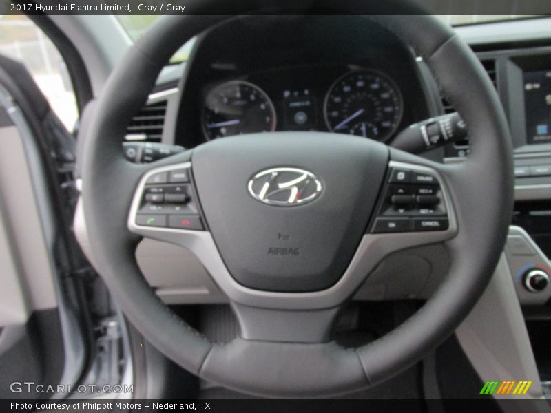 Gray / Gray 2017 Hyundai Elantra Limited