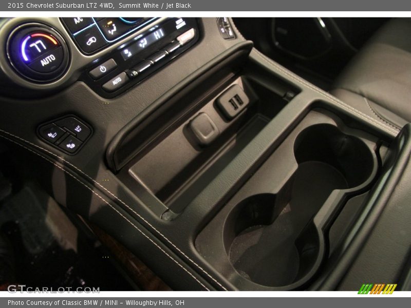 Summit White / Jet Black 2015 Chevrolet Suburban LTZ 4WD