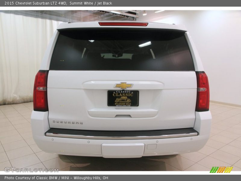 Summit White / Jet Black 2015 Chevrolet Suburban LTZ 4WD