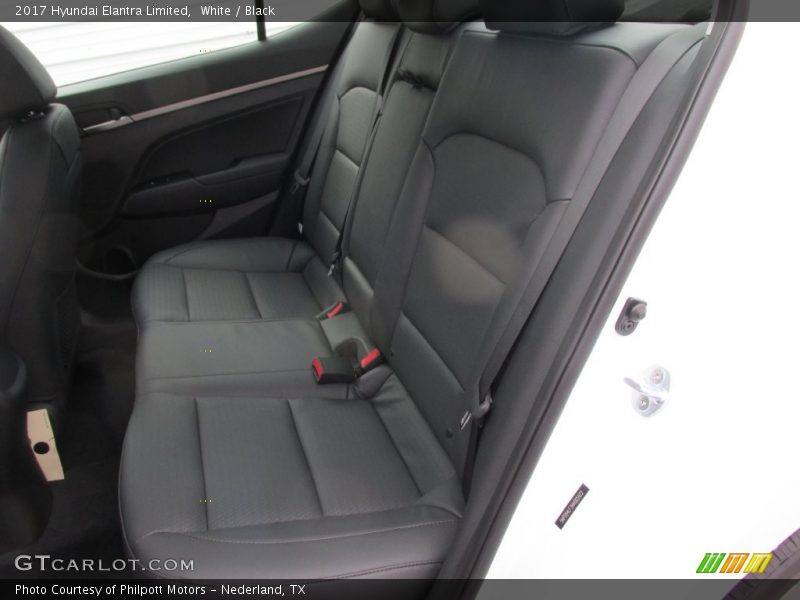 Rear Seat of 2017 Elantra Limited