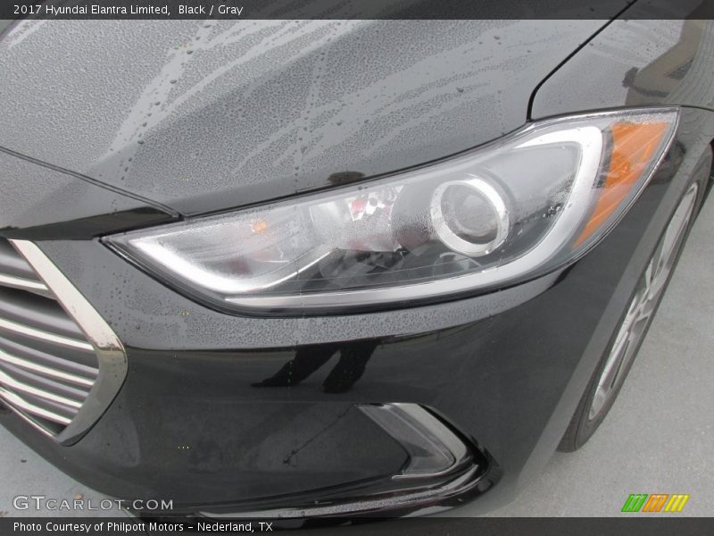 Black / Gray 2017 Hyundai Elantra Limited