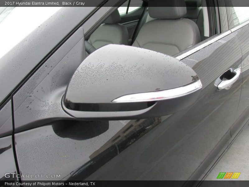 Black / Gray 2017 Hyundai Elantra Limited