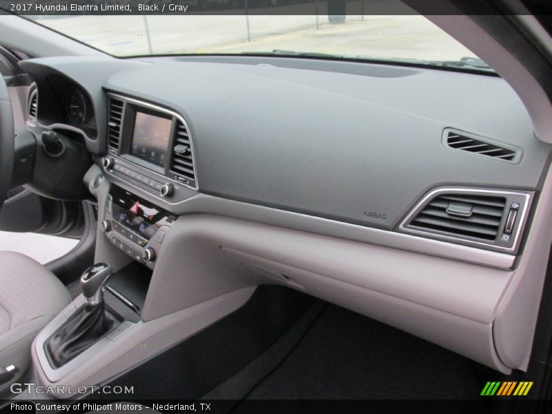 Black / Gray 2017 Hyundai Elantra Limited