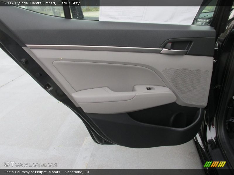 Black / Gray 2017 Hyundai Elantra Limited