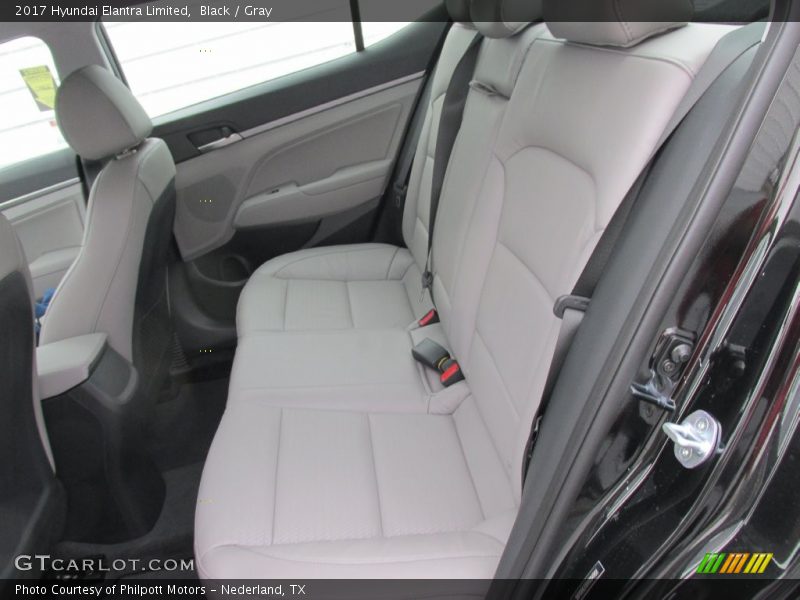 Black / Gray 2017 Hyundai Elantra Limited