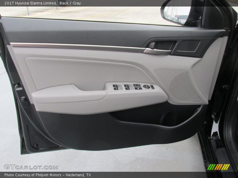 Black / Gray 2017 Hyundai Elantra Limited