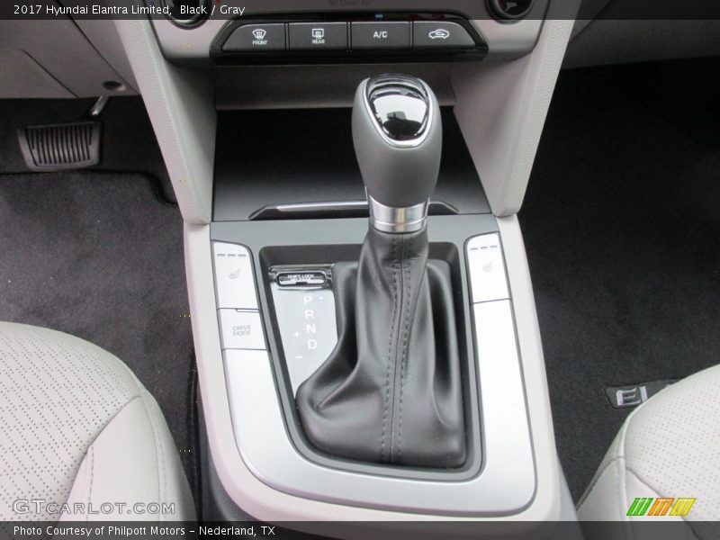 Black / Gray 2017 Hyundai Elantra Limited