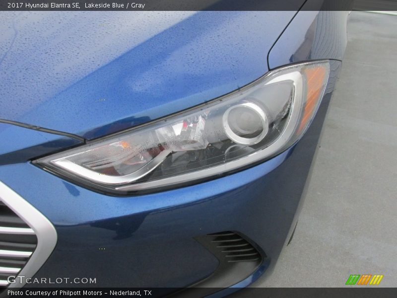 Lakeside Blue / Gray 2017 Hyundai Elantra SE