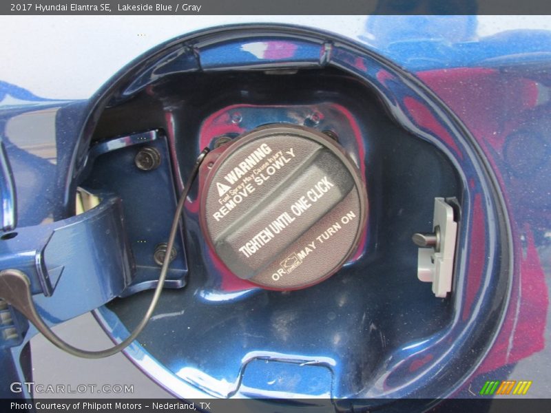Lakeside Blue / Gray 2017 Hyundai Elantra SE