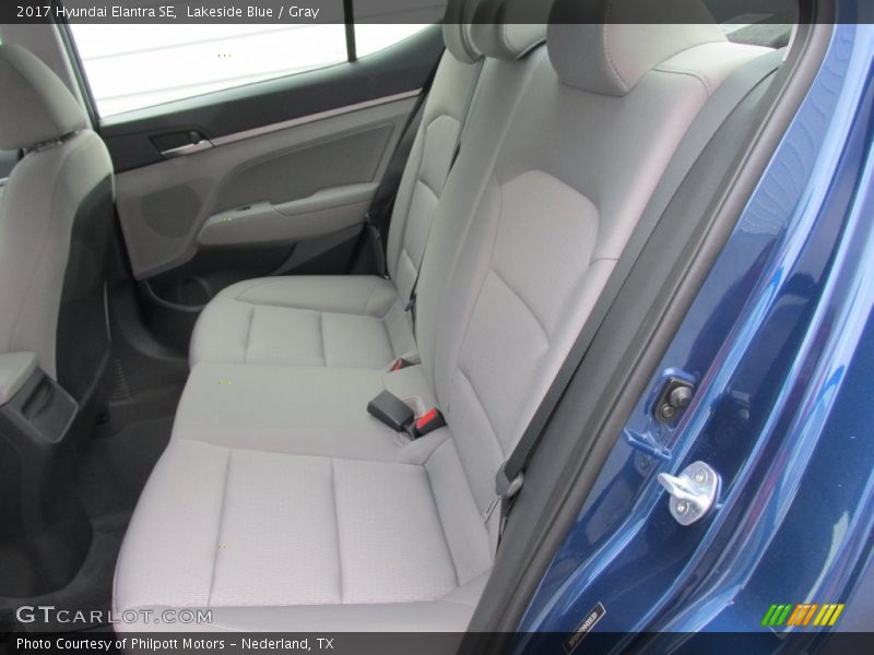 Lakeside Blue / Gray 2017 Hyundai Elantra SE