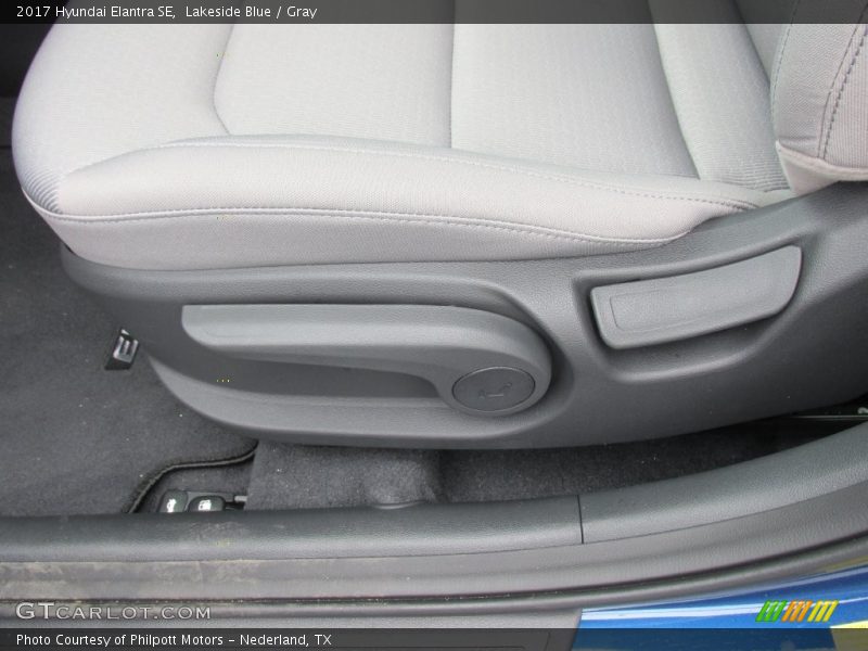 Lakeside Blue / Gray 2017 Hyundai Elantra SE