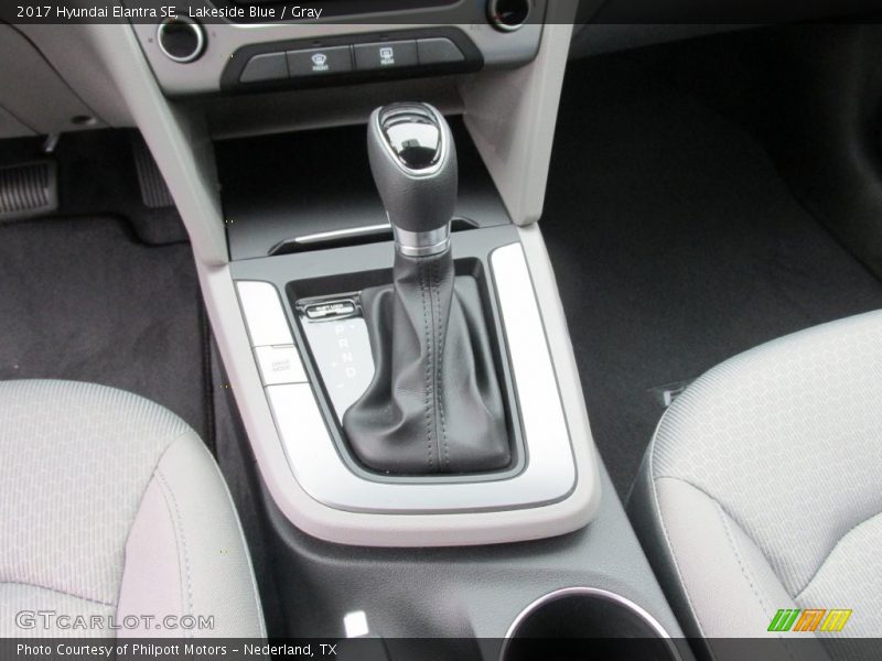 Lakeside Blue / Gray 2017 Hyundai Elantra SE