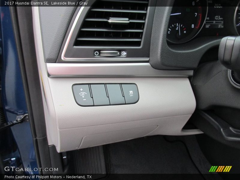 Lakeside Blue / Gray 2017 Hyundai Elantra SE