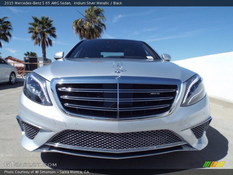 Iridium Silver Metallic / Black 2015 Mercedes-Benz S 65 AMG Sedan