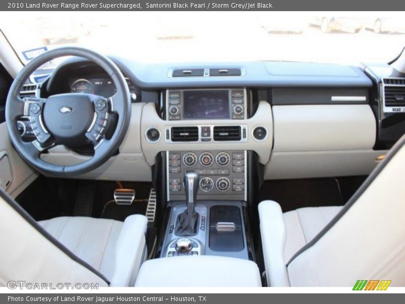 Santorini Black Pearl / Storm Grey/Jet Black 2010 Land Rover Range Rover Supercharged