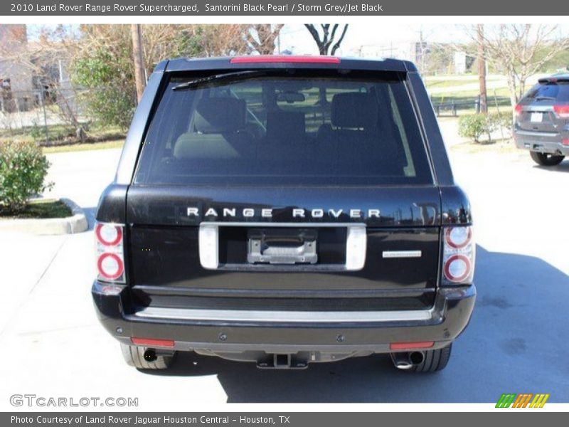 Santorini Black Pearl / Storm Grey/Jet Black 2010 Land Rover Range Rover Supercharged