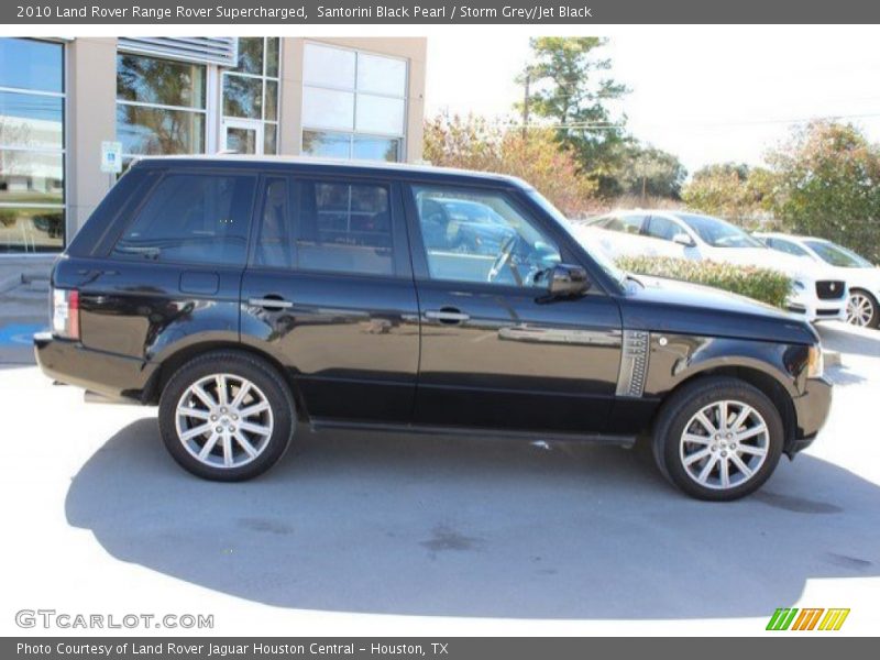 Santorini Black Pearl / Storm Grey/Jet Black 2010 Land Rover Range Rover Supercharged